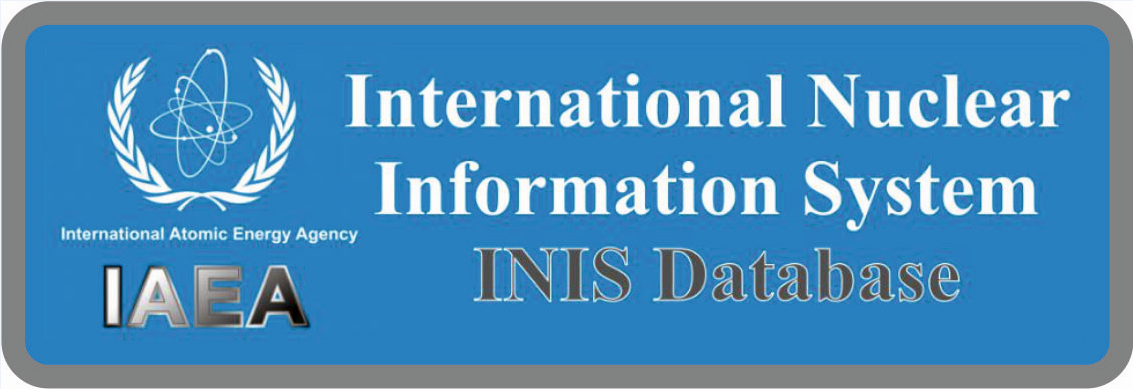 نمایه شدن در
  International Nuclear Information System Database 
(INIS)